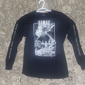 MAC Cosmetics Black Graphic Long Sleeve Tee